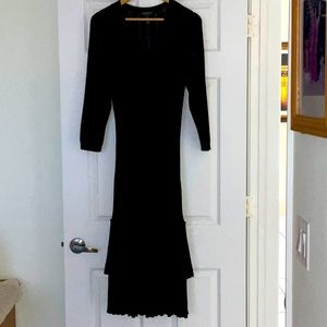 Black Knit Dress Ralph Lauren Sz XL